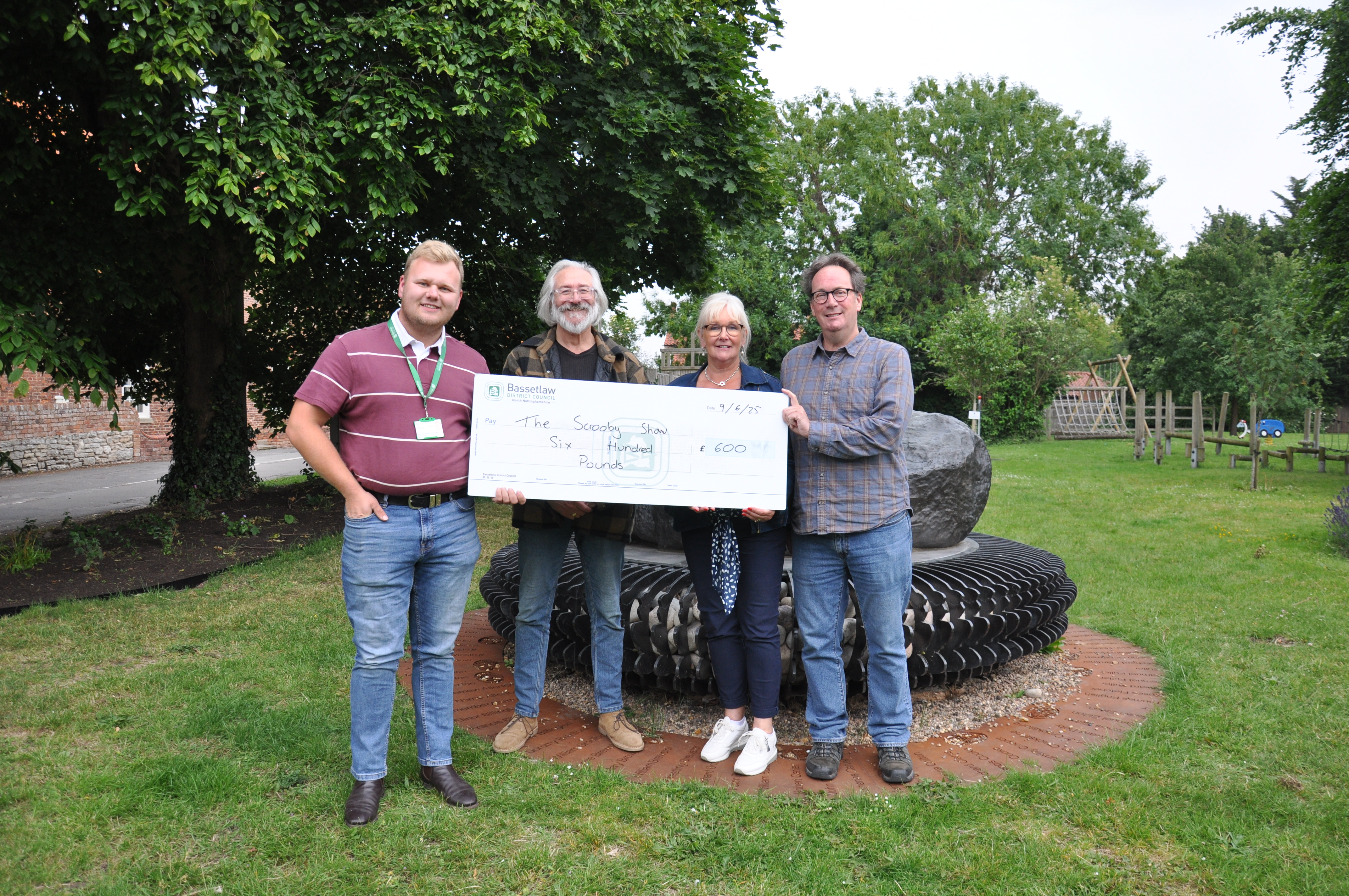 Councillor Grant Supports 20th Anniversary of The Scrooby Show