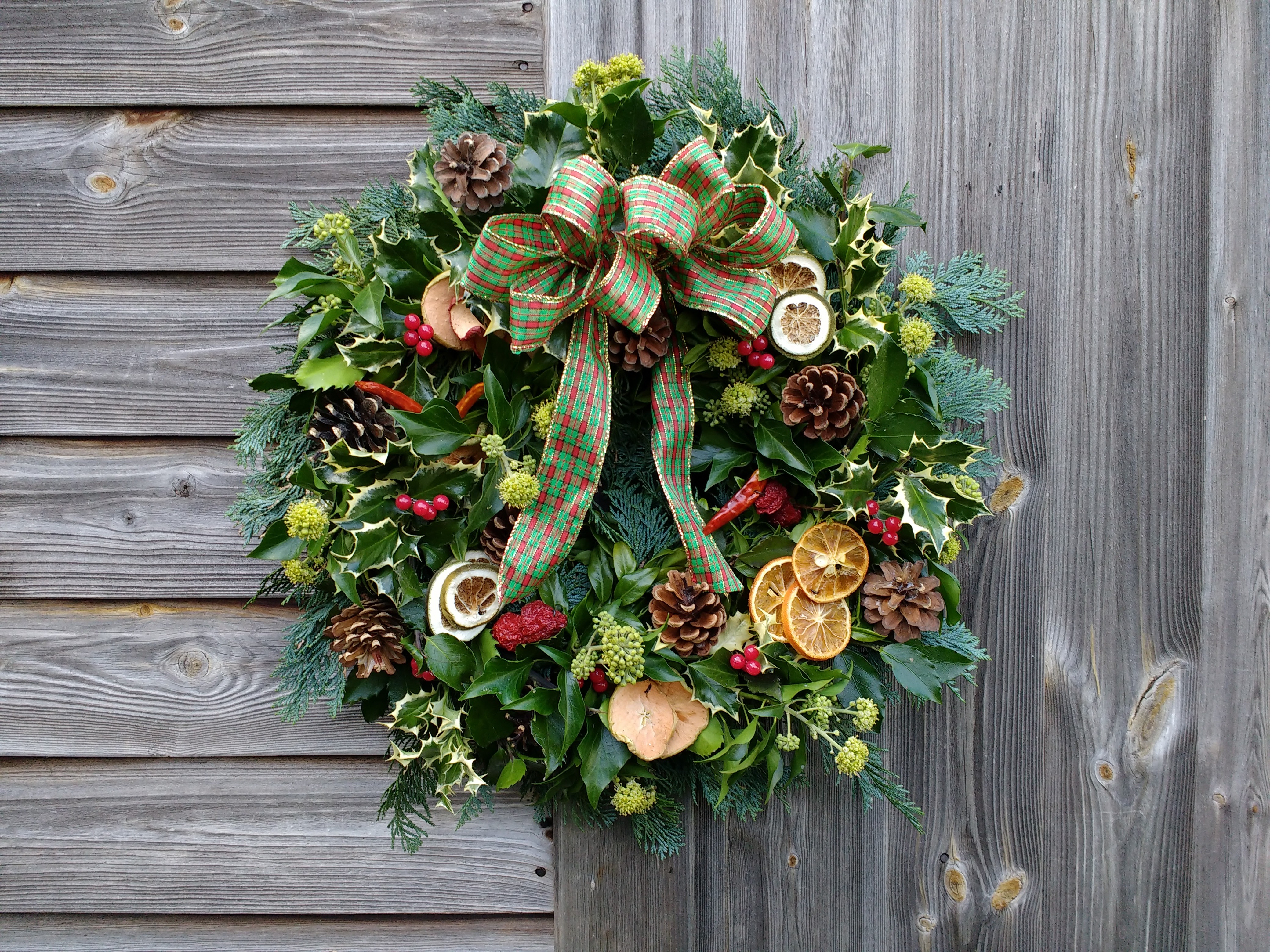 Ye Olde Bell Hotel Christmas wreath worksop event.