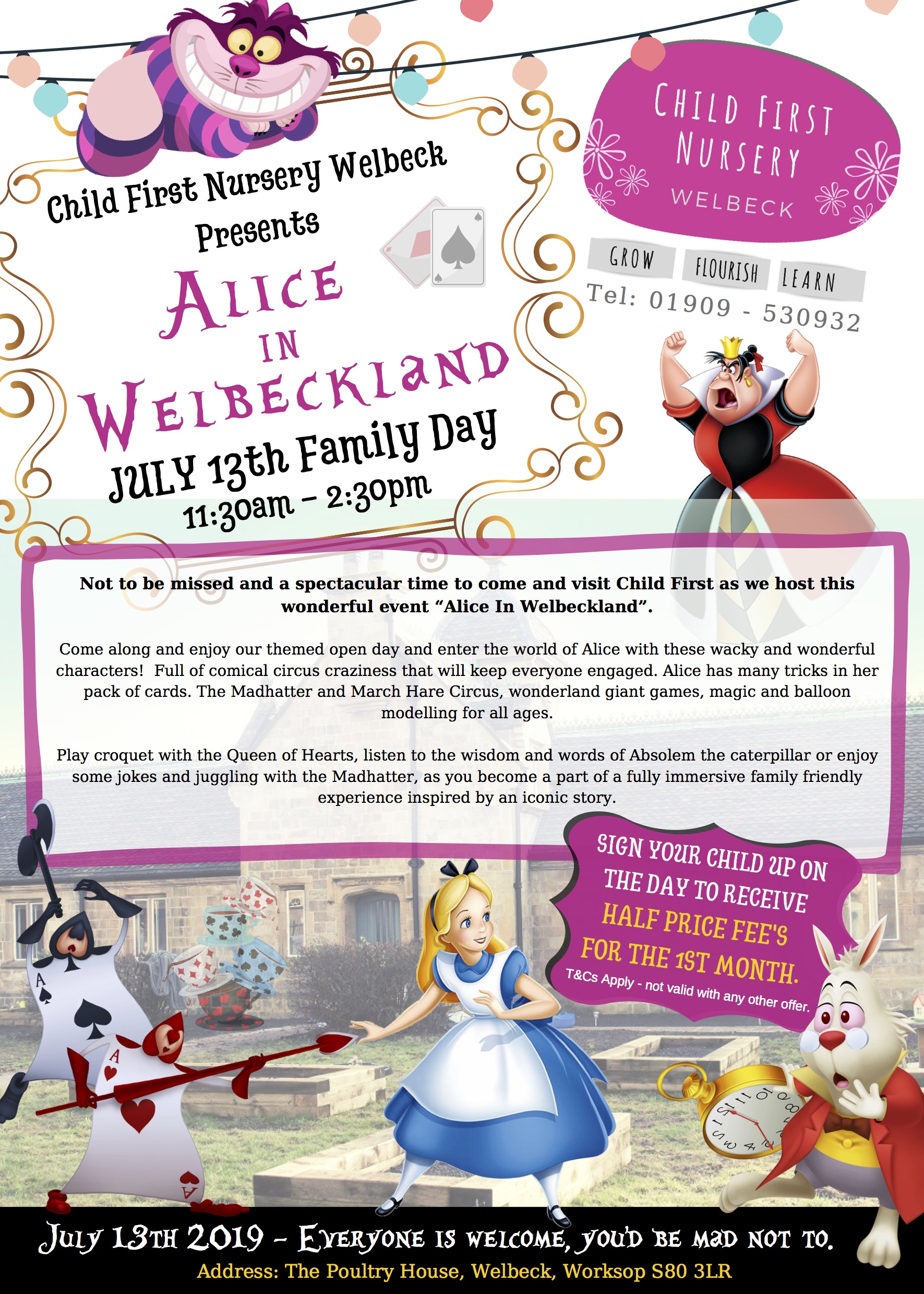 Alice in Welbeckland event.