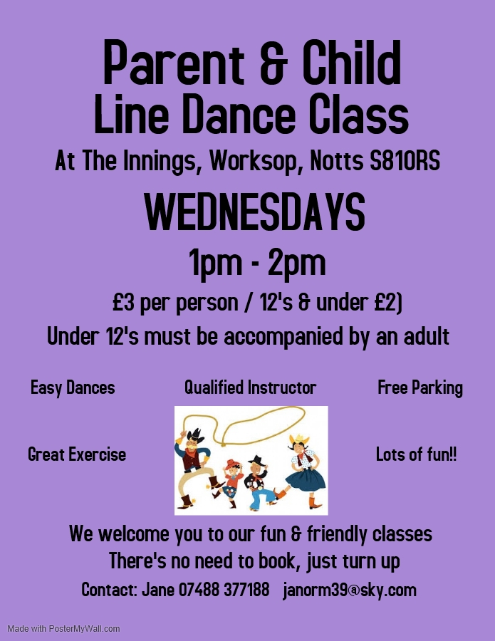 Parent & Child Line Dance Class event.