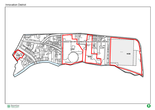 Innovation district map