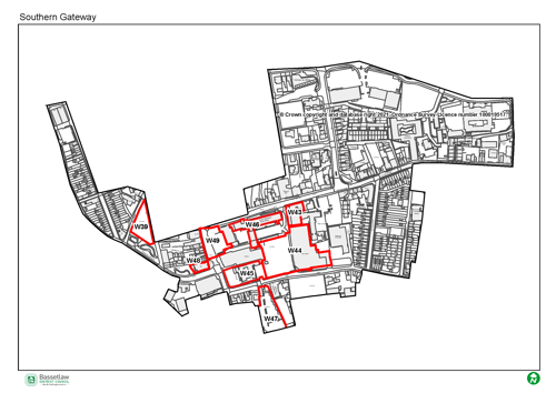 Southern gateway map