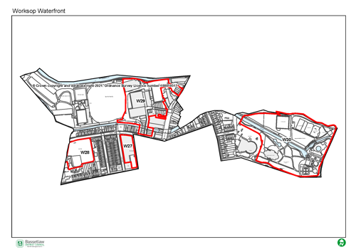 Worksop waterfront map