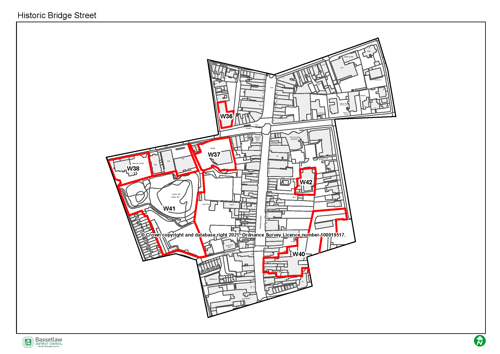 Historic Bridge Street map