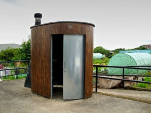 Accessible compost toilet