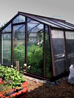 Red cedar greenhouse