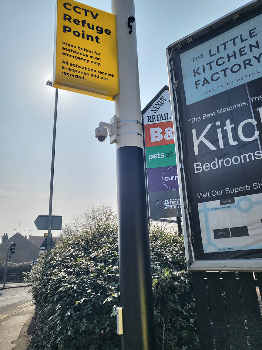 New CCTV Refuge Points unveiled in Worksop