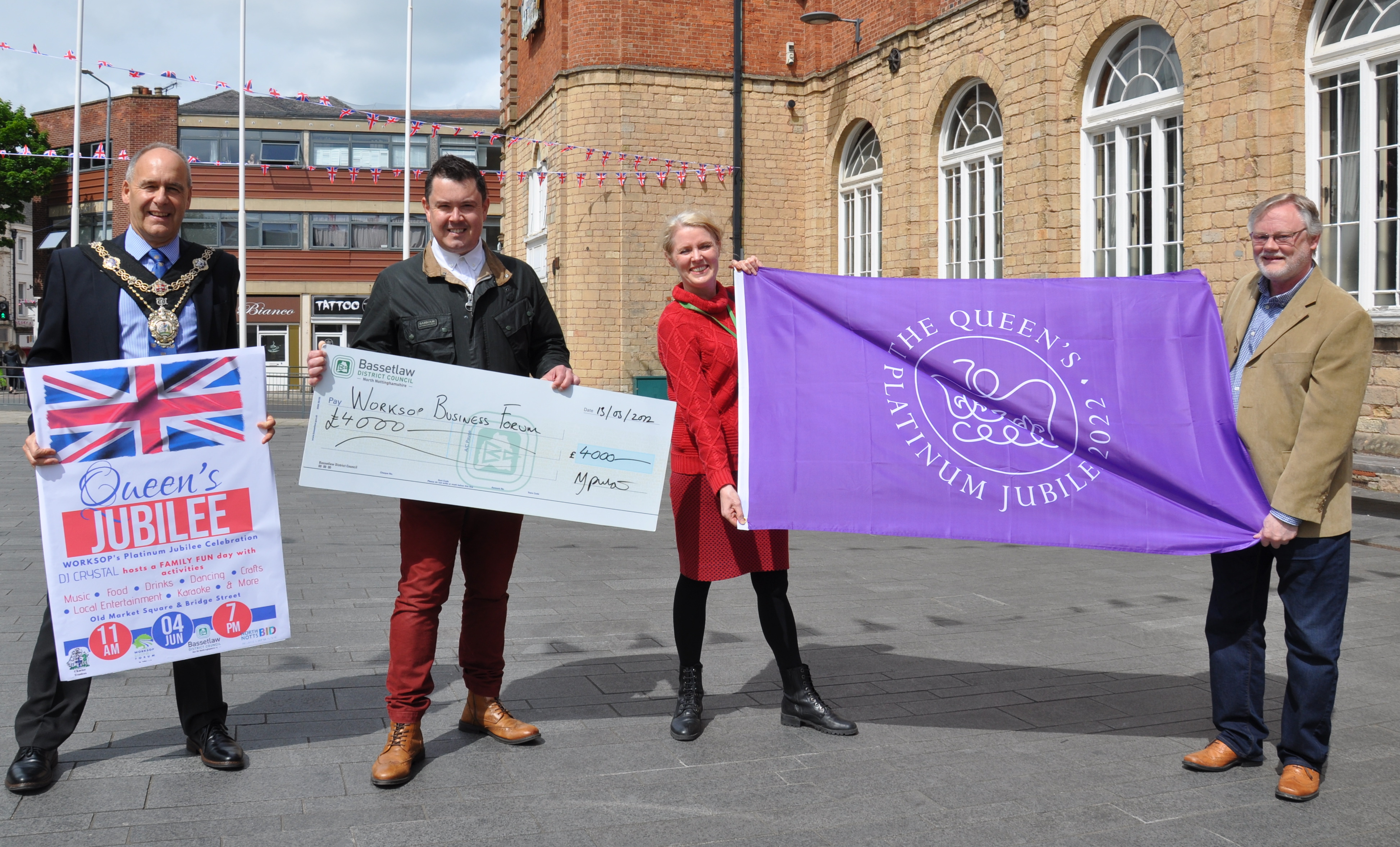 Council Supports Worksop Platinum Celebrations with Jubilee Grant