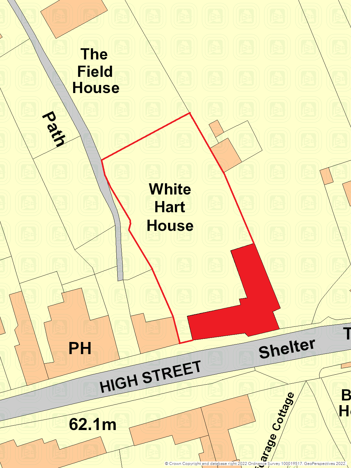 White Hart House Map