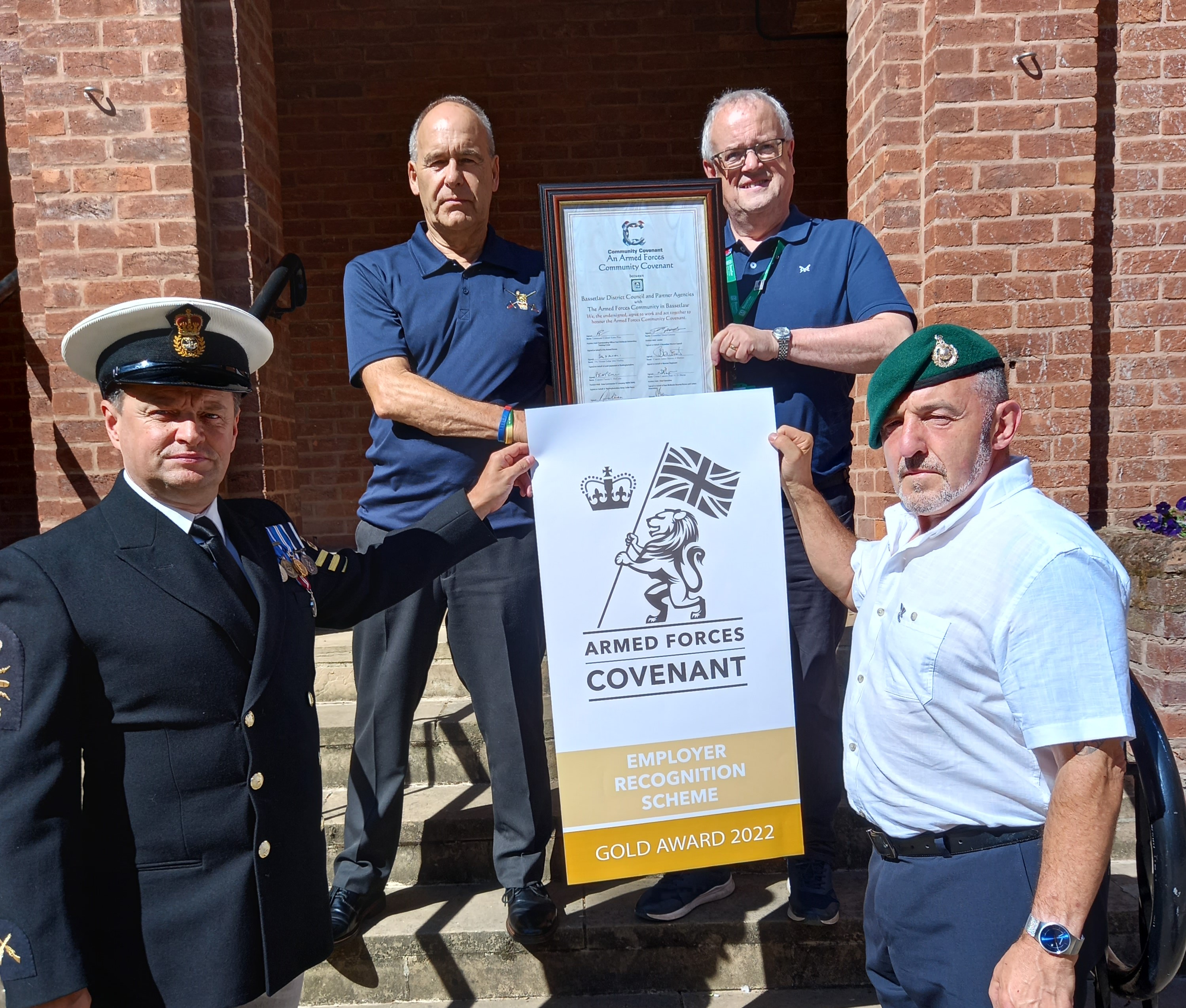 Council receives Armed Forces ERS Gold Award
