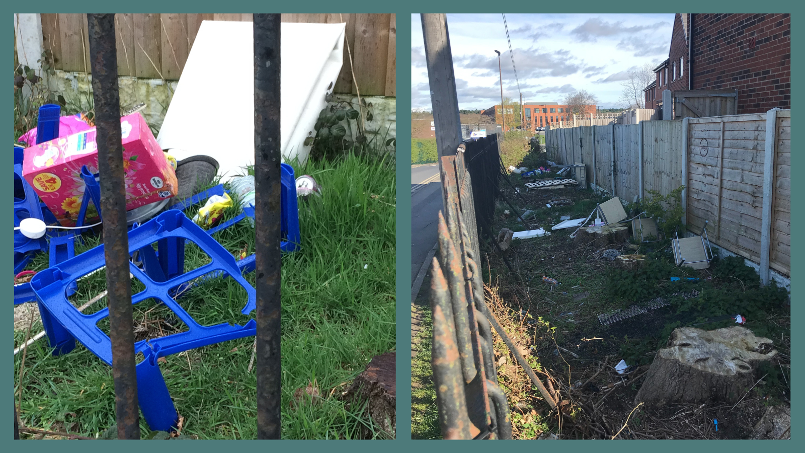 Fly-tipped waste leads to a fine