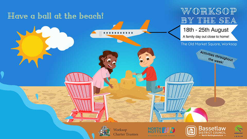 Have a ball at the 'beach' with Worksop by the Sea!