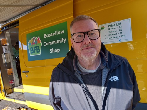 Councillor Kevin Dukes, Cabinet Member for Corporate Services and Bassetlaw Community Shop