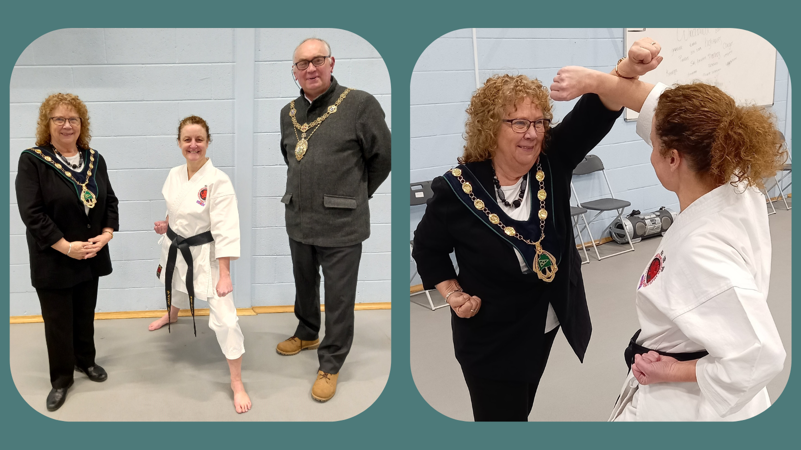 Chairman welcomes new Karate Club to the District