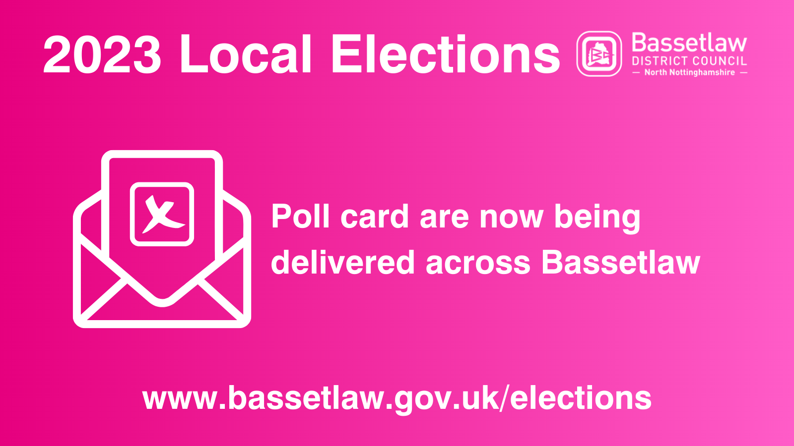 Local Elections – 4th May 2023