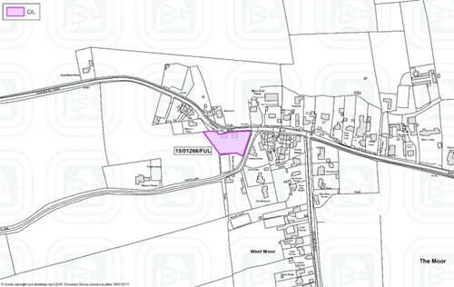 Map of Walkeringham showing developments where CIL monies have been collected from since adoption