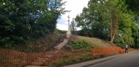 Grove War Memorial and Steps, Main Street, Grove
