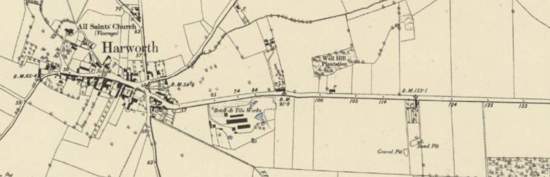 Harworth and Scrooby Road around 1885