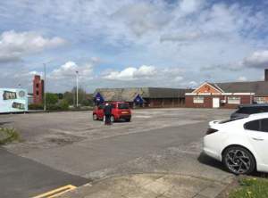Car parks dominating the street scene