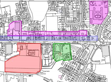Harworth and Bircotes Town Centre Masterplan Map