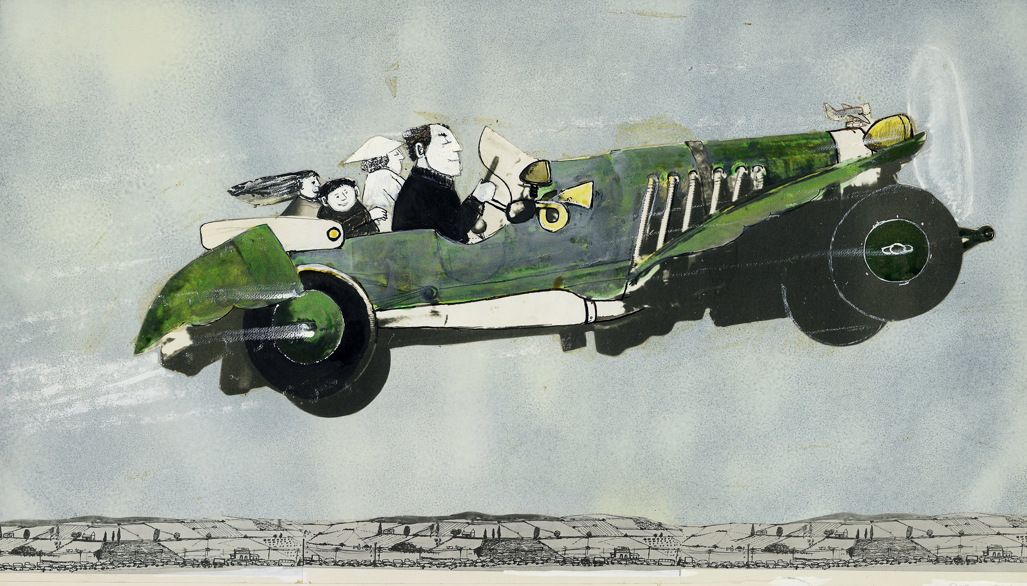 "Chitty Chitty Bang Bang John Burningham at the Harley Foundation.jpg".