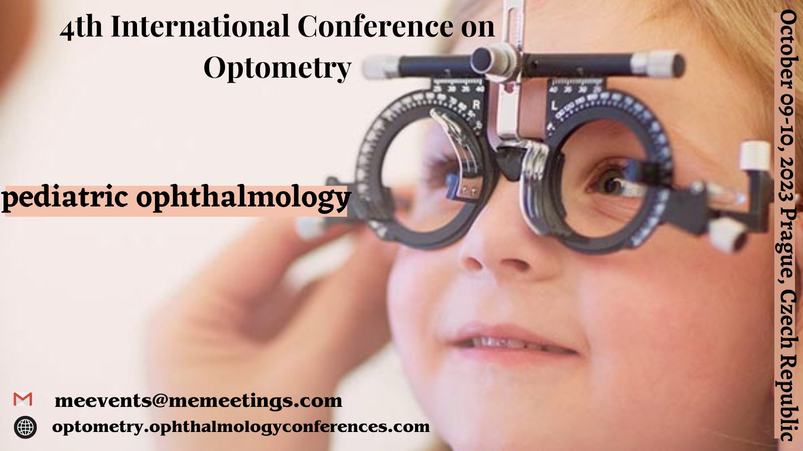 Optometry Large Events 4th International Conference on Optometry | Event in Bassetlaw District