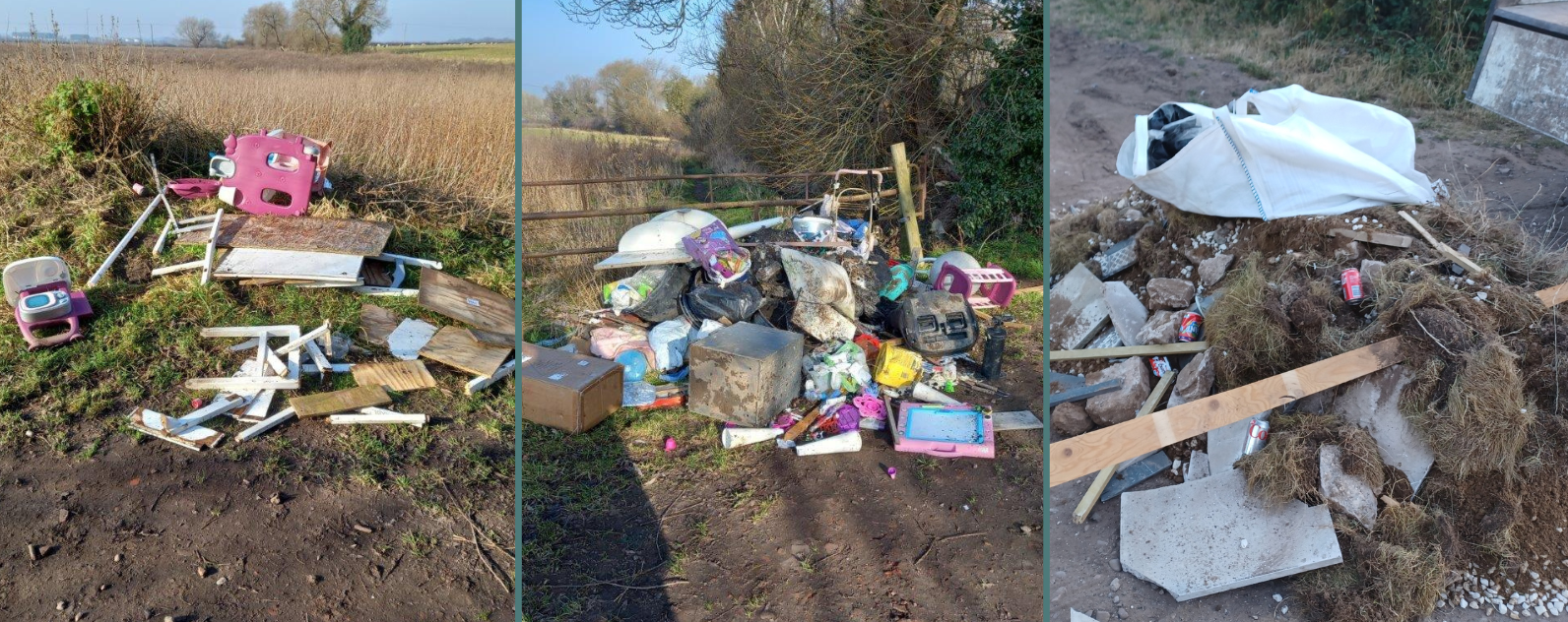 Fly-tippers fined over £2,000