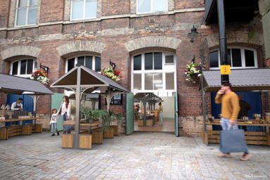 Retford Town Hall with Market