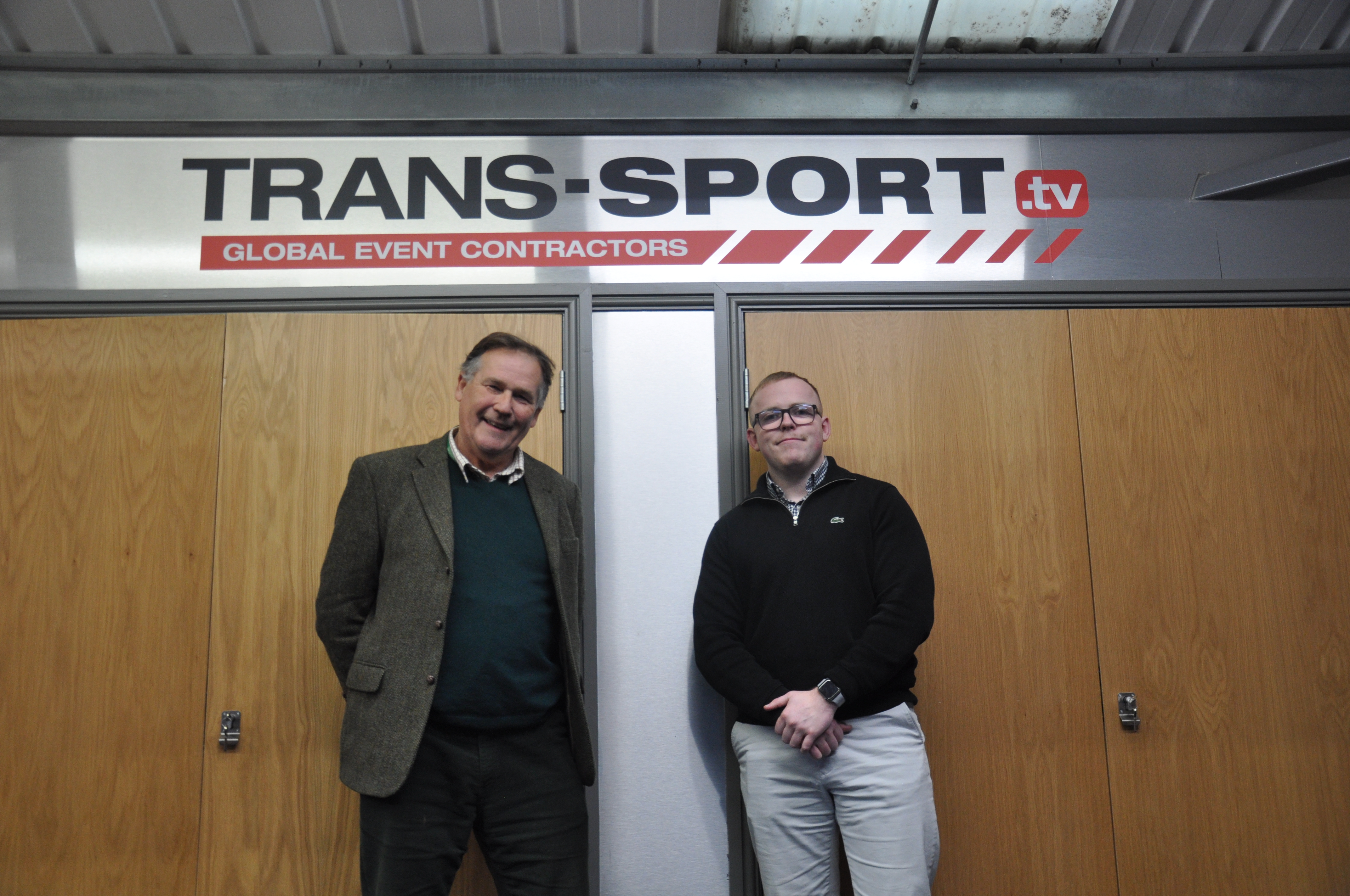 Cllr Charles Adams and Max Hayes.