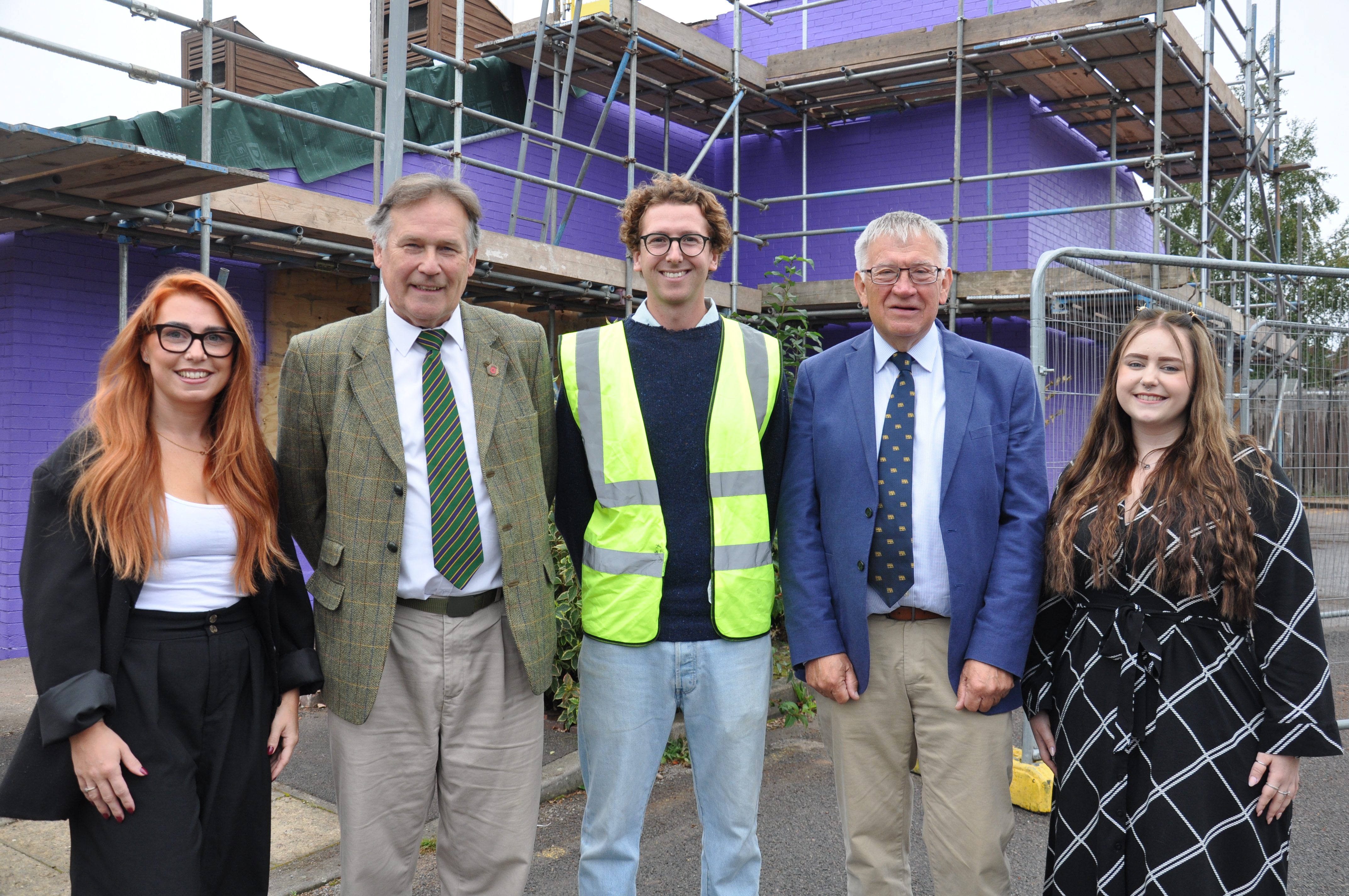 Harley Lingfield, Charles Adams, Nathan Beattie, Darrell Pulk and Zoe Carter.