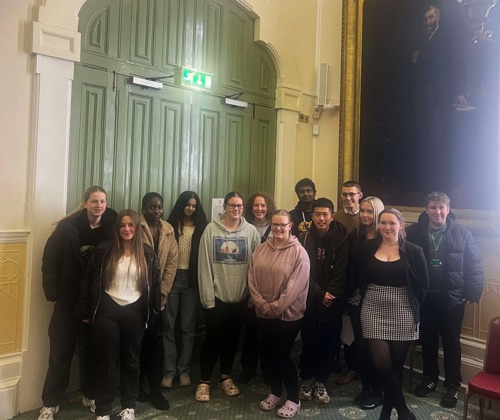 Group photo of the Bassetlaw Youth Council.