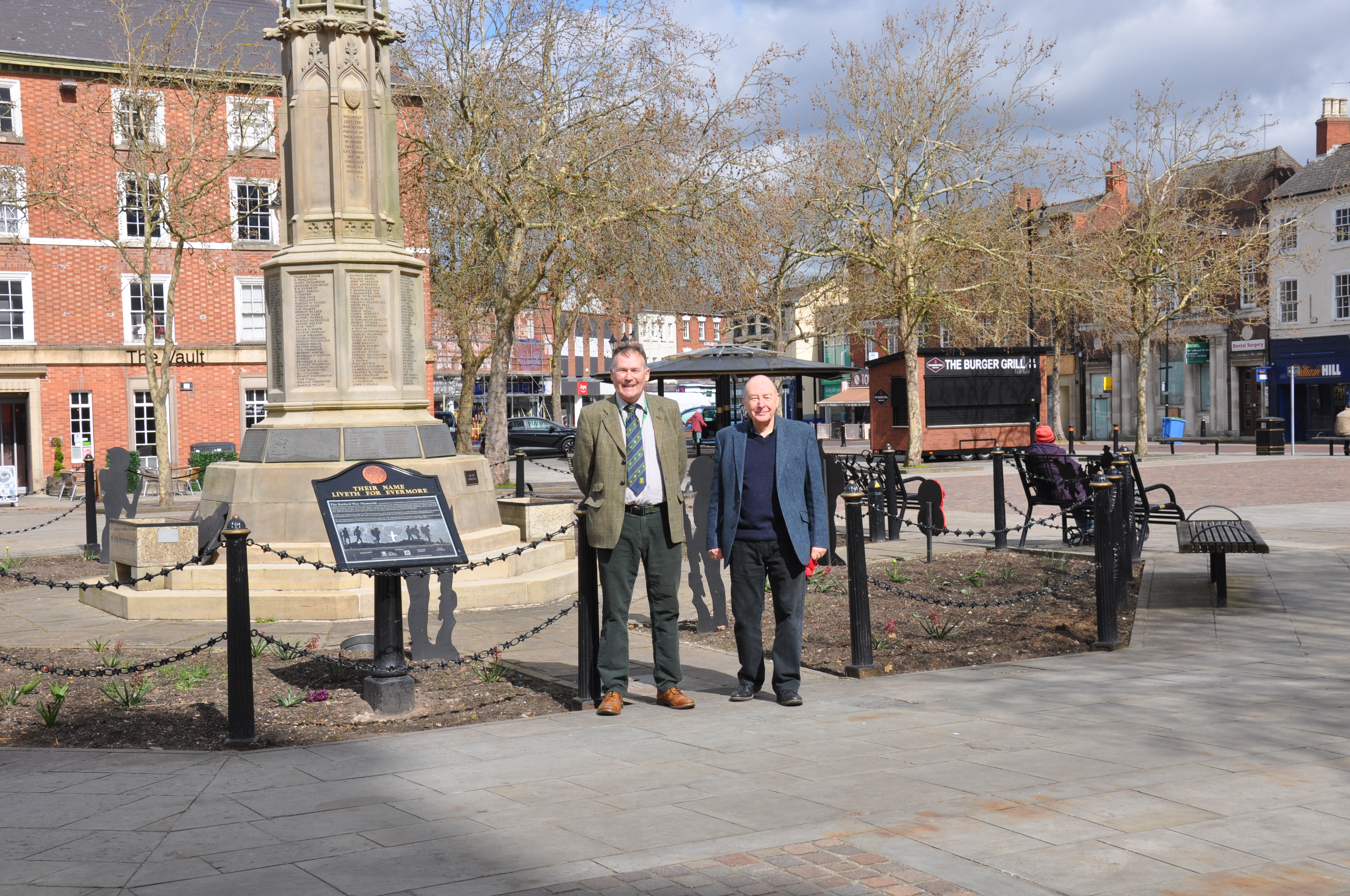 Photo of Cllr Charles Adams and Rick Brand