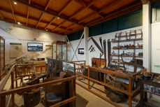 Rural Heritage Centre with a blacksmith's workshop in the foreground.