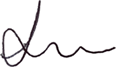 Stella Bacon e-signature.