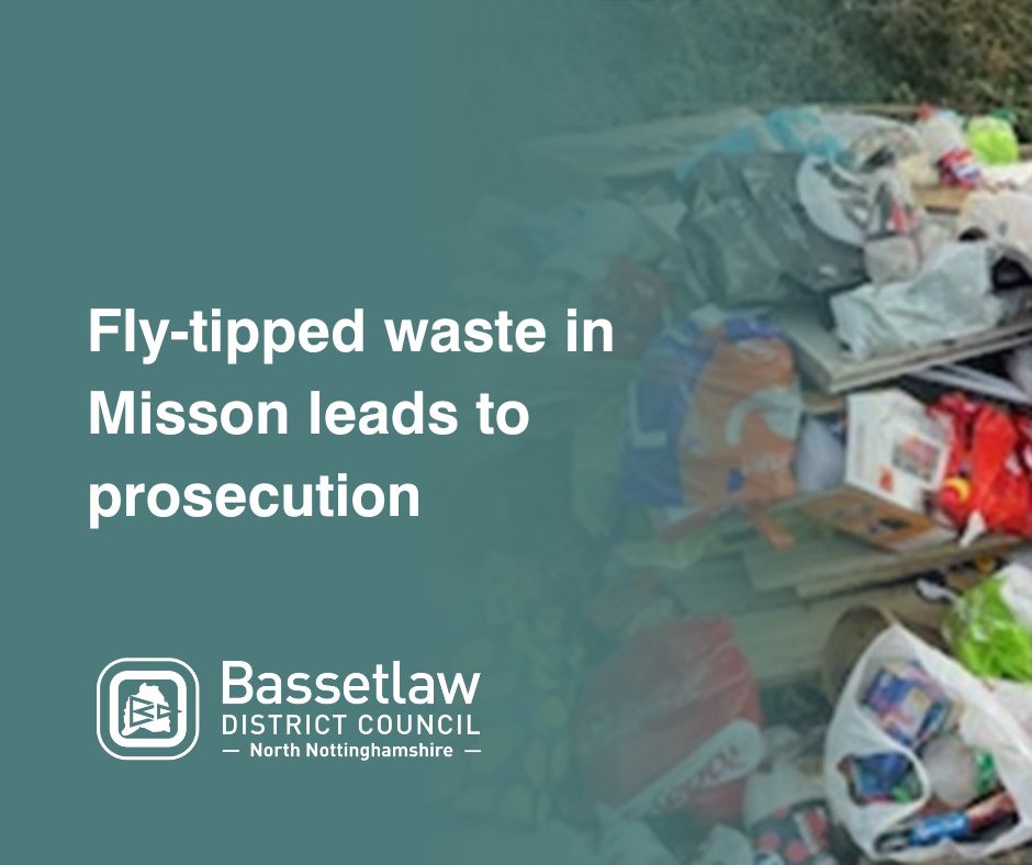 Fly-tipped waste in Misson leads to prosecution